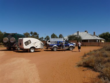 Afternoon tea at the homestead prior to camping