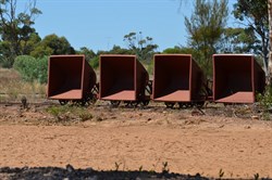 Old Ore Bins from the Moonta Mines - Camera: NIKON CORPORATION NIKON D7000 Taken: 26 Jan 2012