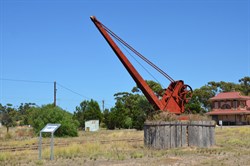 Old Crane near the Goods Shed - Camera: NIKON CORPORATION NIKON D7000 Taken: 26 Jan 2012