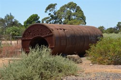 Some of the old plant at the Hughes Enginehouse ruins - Camera: NIKON CORPORATION NIKON D7000 Taken: 26 Jan 2012