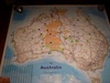 Map of our travels across Australia