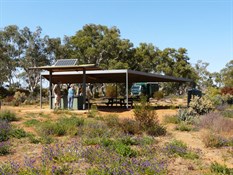 Picnic shed in Homestead Creek campground