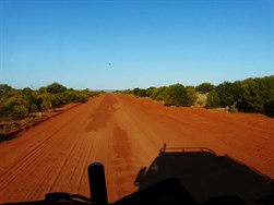 Leaving Mutawintji National Park