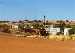 The town