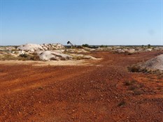 Opal diggings