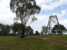 The poppet head on Red Hill