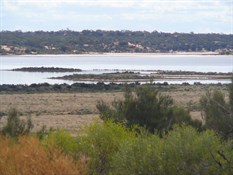 Serpentine Lakes -- Full of water.