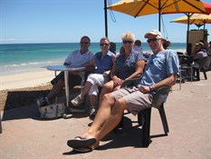 Lunch at the beach in Adelaide