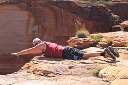 Planking at Kings Canyon