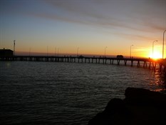Derby Wharf at sunset