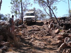 The track out to Wunnumurra Gorge
