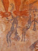 Rock art sit King Edward River.
