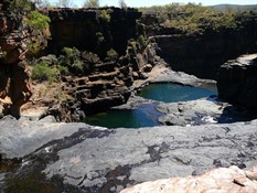 Looking over the Mitchell Falls