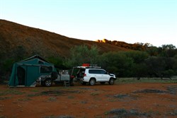 Camping at Walga Rock