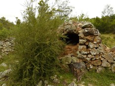 The old oven still stands today
