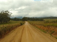 North on Krawarree Road to Braidwood