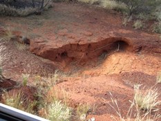 Where did the road go?
