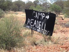 Camp Beadell... a little too far for us!