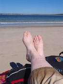 Relaxing at Boat Harbour