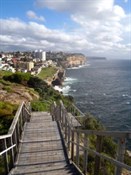 Cliff stairs