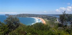 View back to Palm Beach