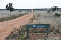 The drive in is well signposted