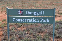 National Parks sign at the Southern Boundary
