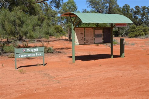 Northern Boundary entrance to Danggali Conservation Park