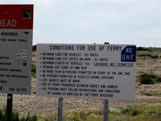 The ferry...