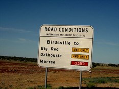 The road to Big Red