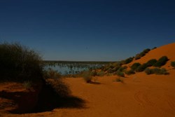 Dunes and water