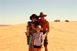 Family shot on Big Red!