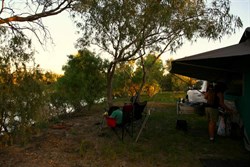 Camp site on the Cooper