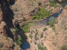 View from Helecopter, pentecost River