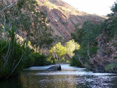 Moonshine  Gorge  swimming hole