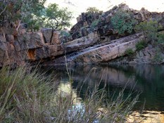 Amalia Gorge water hole great place for a swim