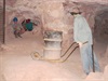 Mitchell & Marnie in Old Timers Opal mine