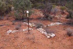 Anne Beadell Highway Bench Mark and Marker