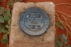 Bench Mark-Abandoned Gunbarrel Highway