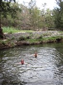 A welcome swim....