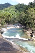 Looking down stream from the lookout