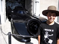 The batmobile and the new driver...