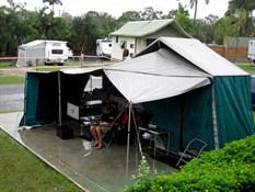 Very wet campsite