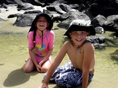 Kids having fun