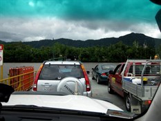 The ferry across the Daintree
