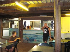 Punsand Bay bar..great beer and food!