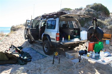 Our camp setup