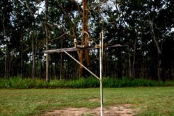 Old telegraph pole