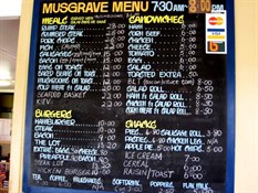 Musgrave menu