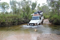Creek crossing also on the way to Gunshot